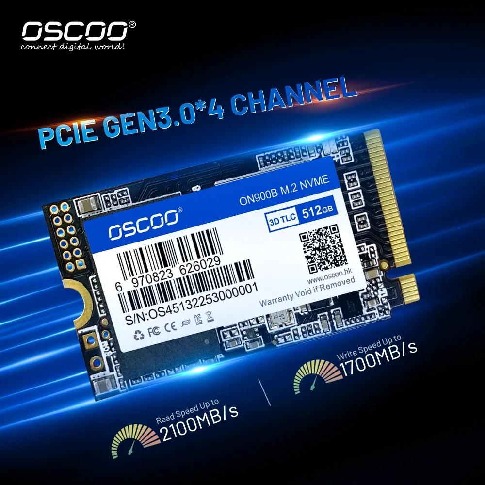 OSCOO Ʈ ũž SSD ϵ ũ, ũе T480 T470  SSD M2 NVMe PCIe M.2 2242 SSD, 128GB, 256GB, 512GB